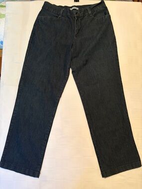 Lee Women’s Straight-Leg Jeans in Dark Blue